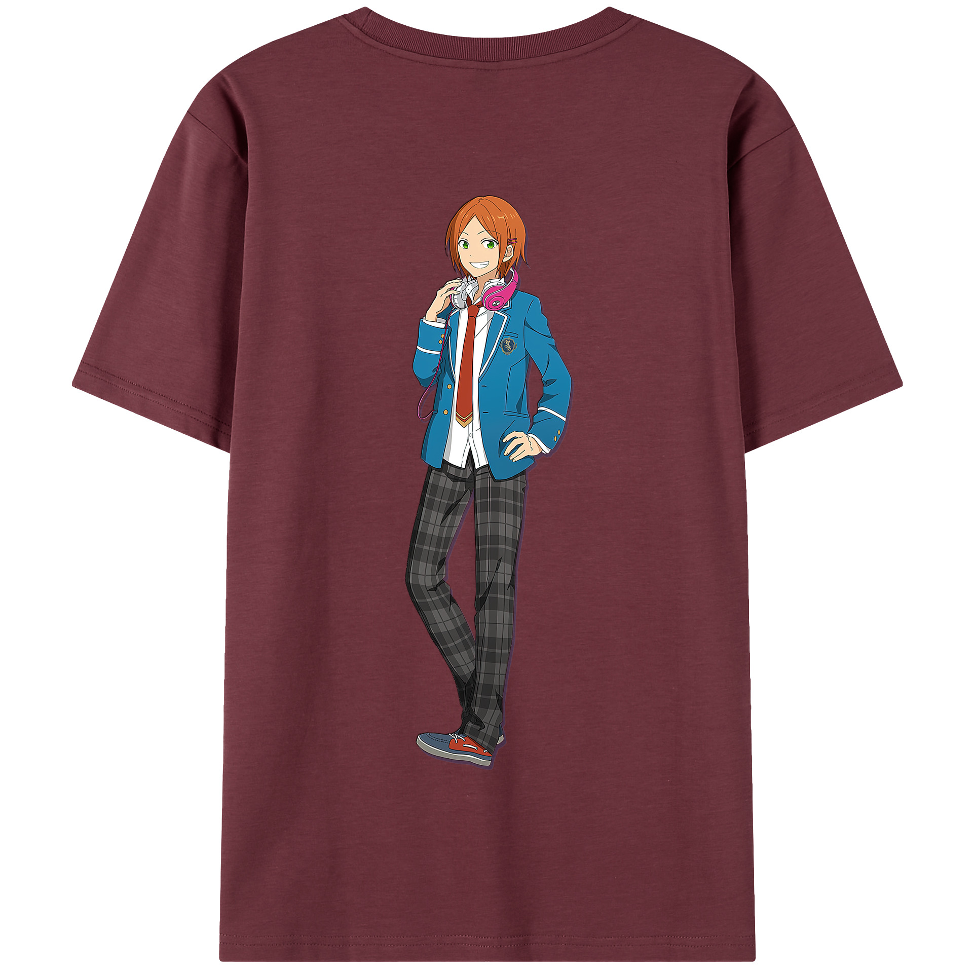 （画像用） あんさんぶるスターズ! Ensemble Stars 綿100％半袖Tシャツ（背面プリント）